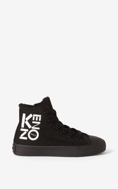 Kenzo Kids Ventura' High-top Sneakers Black